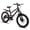 Black, variant on 20 Inch Off-Road Bicycle 7-Speed V-Brake Aluminum Alloy Rims Steel Frame, Blue