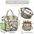thumbnail image 5 of Pioneer Flower Floral Print Pattern Womens Lunch Box for Work,Insulated Large Lunch Bag for Tween and Teen,Loncheras Para Mujer,Leakproof Adult Lunch Bag for Work,Beach,Travel,Picnic,Camping, 5 of 7