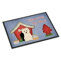 Carolines Treasures BB2796MAT Dog House Collection Westie Indoor or Outdoor Mat, 18 x 0.25 x 27 in.