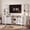 White, variant on Hanyu Rustic Farmhouse TV Stand for Up to 70 Inch TVs, Multi-Functional Entertainment Center with Bookshelves and Storage Cabinet, Versatile Media Console for Living Room & Bedroom Organization
