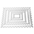 thumbnail image 3 of 5 troqueles de sellos postales ondulados para tarjetas, troqueles rectangulares de línea punteada, plantillas para álbumes de recortes, manualidades, tarjetas y proyectos de scrapbooking., 3 of 6