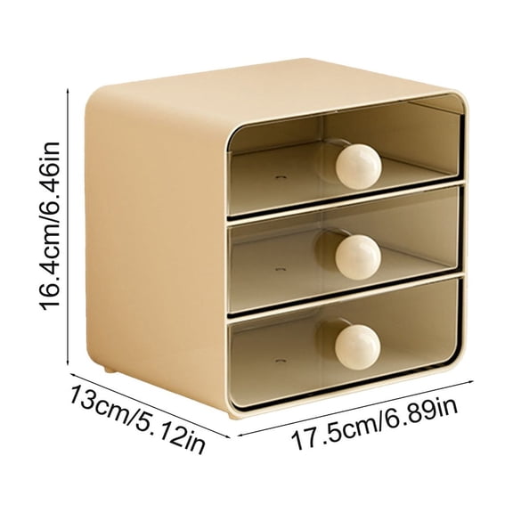 Desktop Organizer Clear Desktop Drawer Organizer Storage forStationery Office Dormitory Desk Home Use with Smooth Pull-Out Stackable Multi-Purpose Design Drawer Organizer