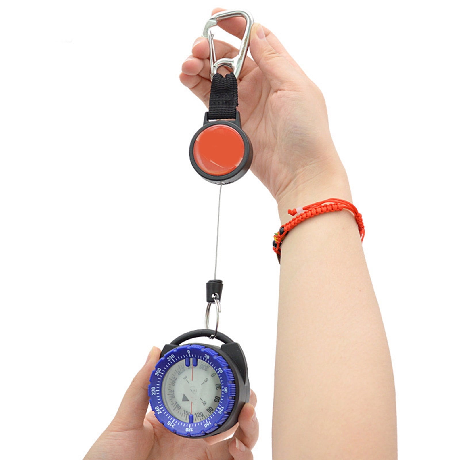 Diving Compasses with Pipe Clamp Designs, Compasses Glowing Compasses Night Waterproof Underwater Navigations Compasses
