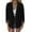 Black, variant on TTHXQING Blazers for Women Clearance Fall Long Sleeve Casual Solid color Work Blazers for Women Elegant Long Sleeve Basic Black Womens Blazer Deals Today