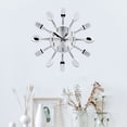 thumbnail image 3 of Oubit Cutlery Clock,Stainless Steel Cutlery Clock Clock Kitchen Decoration Wall Clock Sturdy Construction, 3 of 9