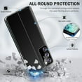 thumbnail image 3 of for Samsung Galaxy S20+ 5G Case View Clear Smart Window Leather for Samsung S20+ Case Slim Mirror Hard PC Kickstand Luxury Flip Shockproof Galaxy S20 Plus Cover (Black), 3 of 15