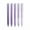 Purple, variant on HengDidi 5-Piece Retractable Ballpoint Pens Push Button Ink Fast-Drying Gel 0.5mm Fine Tip Smooth Writing for Professional Office Home Personal Use