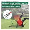 thumbnail image 4 of Tondeuse à Gazon Électrique Sans Fil Télescopique Longueur Réglable Outils de Jardin Compatible 18V, Facile à Utiliser, 4 of 6