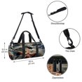 thumbnail image 5 of Starfish Large Capacity Sports Bag with Interior Zipper Pocket for Soccer, Gym, Weekend Getaways, and Travel Tote in 17.7 Inches Size, 5 of 6