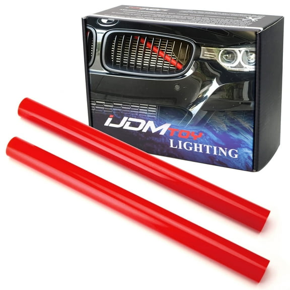 Dual Sport Red Behind Kidney Grille V-Bar Decoration Cover Trims, For BMW Gxx 5 6 Series X3 X4 X5 X6 X7