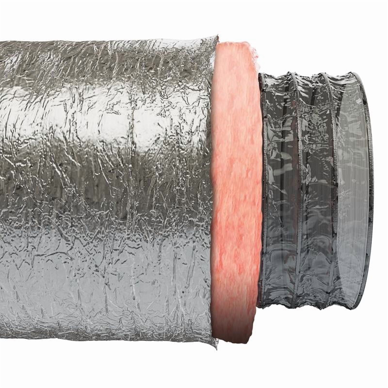IMPERIAL MEA-0825 Duct R4.2 25 ft. L X 8" D Silver Poly Silver