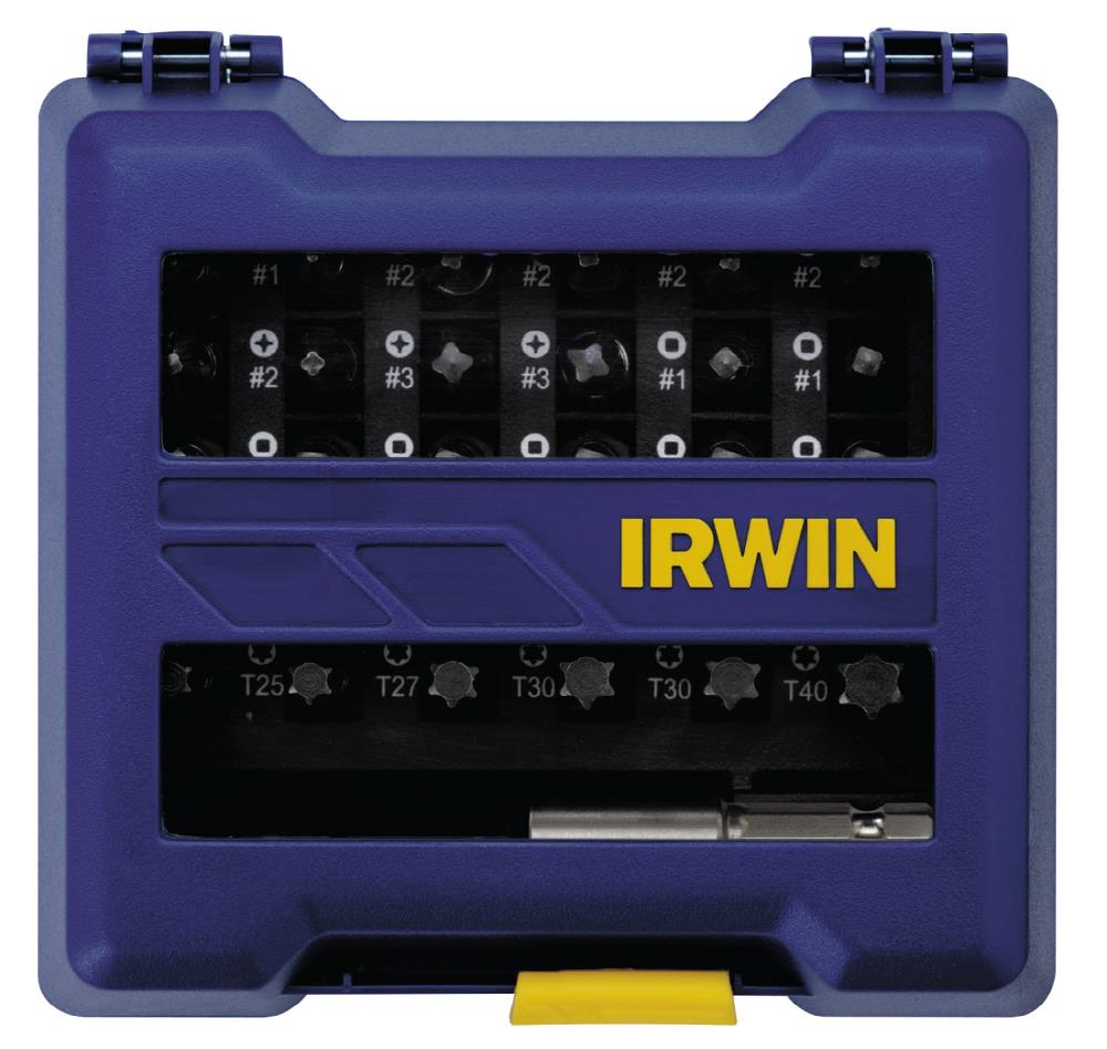 Irwin Screwdriver Bit Set, Tool Steel, 1866985