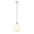 thumbnail image 4 of Innovations Lighting - White Venetian - 1 Light Stem Hung Pendant In Modern, 4 of 7