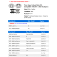 thumbnail image 2 of Front Brake Pad and Rotor Kit - Compatible with 2016 - 2020 Kia Optima 2017 2018 2019, 2 of 2