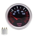 thumbnail image 4 of Kenally Carcasa gris, 52mm, Universal, 12V, LED, lente de humo, 40 ~ 120 grados, medidor de temperatura del agua, medidor de coche Type2 Kenally CZ7363-00B, 4 of 6