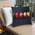 thumbnail image 1 of Ahgly Company Foods Peach Outdoor Throw Pillow, 18 inch by 18 inch, 1 of 6