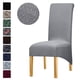 thumbnail image 2 of Funda elástica de forro Polar para silla, cubierta de asiento con respaldo largo, tamaño XL, para boda, comedor y cocina, 2 of 4