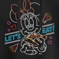 thumbnail image 3 of Disney - Minnie Mouse - Let's Eat Pizza - Juniors Cropped Pullover Hoodie, 3 of 5