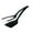 Black, variant on Meitianfacai Kitchen Silicone Spatula 2 in 1 Grip and Flip Tongs Egg Flipper Spatula Cooking Turner Pancakes Shovel Omelette Spatula Turner for Eggs Fish Pancake Pizza Steak