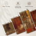 thumbnail image 6 of Elephant Stock Sunset Street Crop Wall Art - Horizontal Multi Panel Canvas - Hallway Wall Decor - Abstract Multi Panel - Orange And Brown Decor By Silvia Vassileva - 55" x 24", 6 of 8