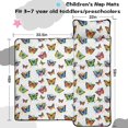 thumbnail image 5 of Colorful Butterfly Pattern Teens Toddler Nap Mat with Pillow, Sleeping Mat Bag for Preschool Daycare 59"x22", 5 of 5