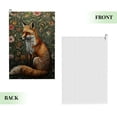 thumbnail image 2 of ONETECH Fox Flowers Fine Art Golf Towel Great Gift Idea Funny Golf Towel for Men 1PC, 2 of 7