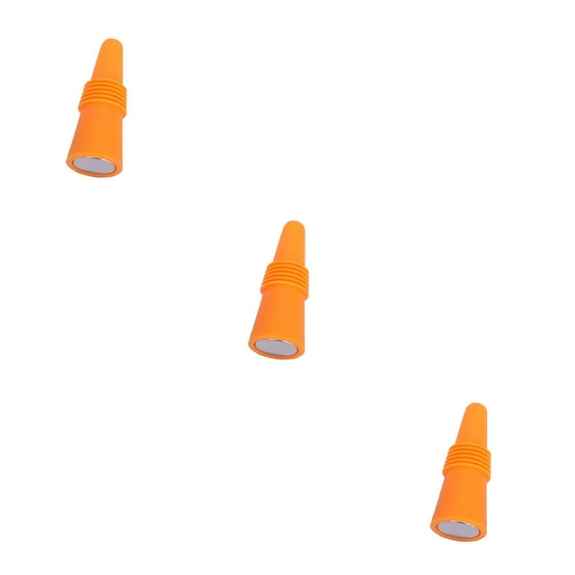 Tapones de silicona Toystoory para botella de vino tapa de bebida de champán Tapón de acero inoxidable Naranja Type1 NO1