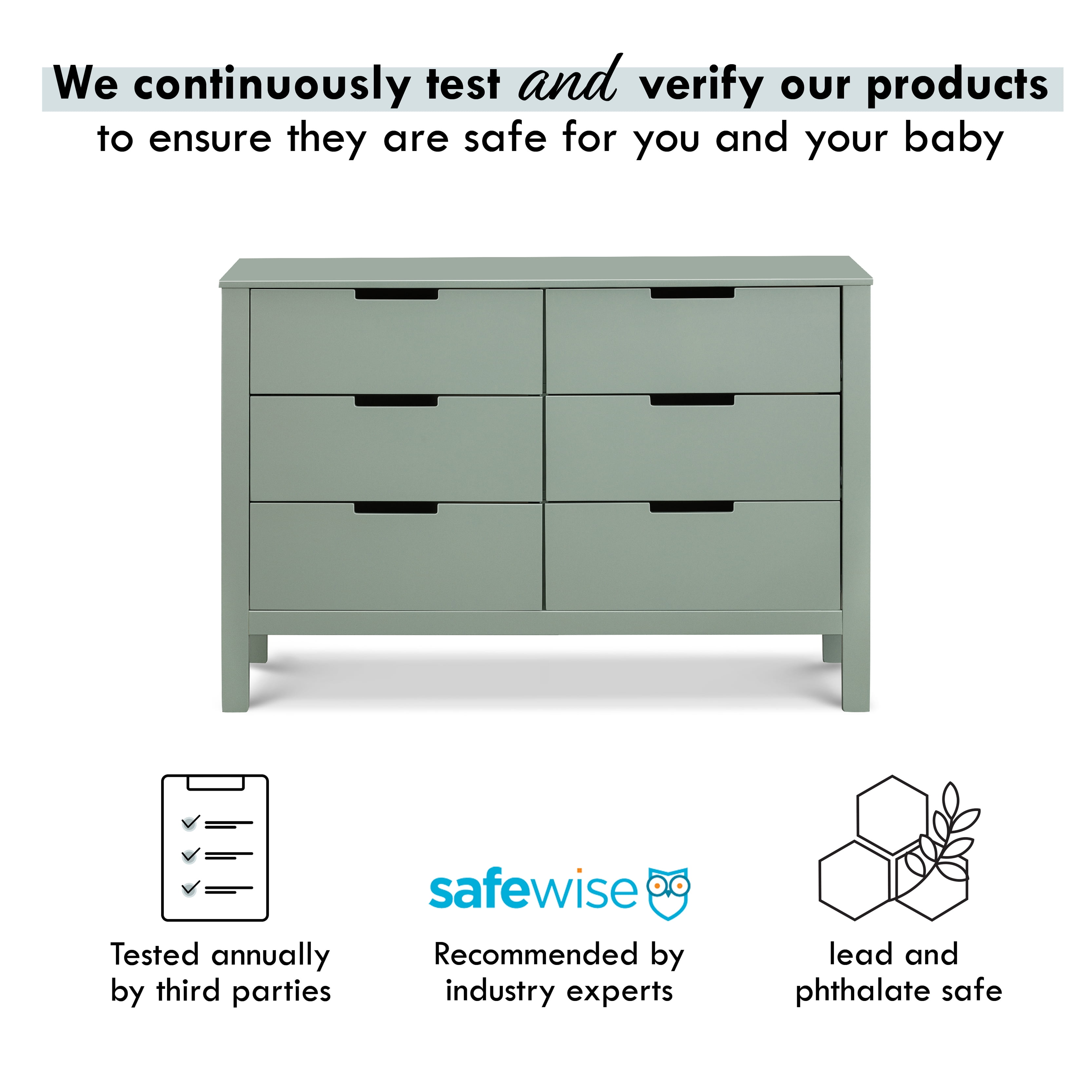 Carter's by Davinci Colby 6-Drawer Double Dresser