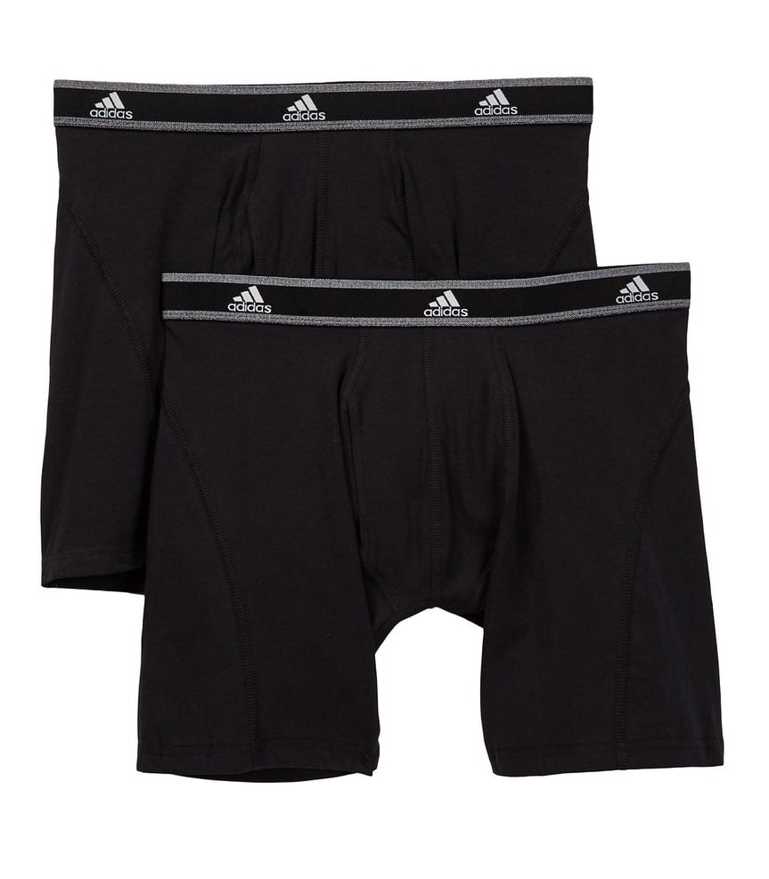 adidas relaxed performance stretch cotton 2-pack boxer brief - Walmart.com