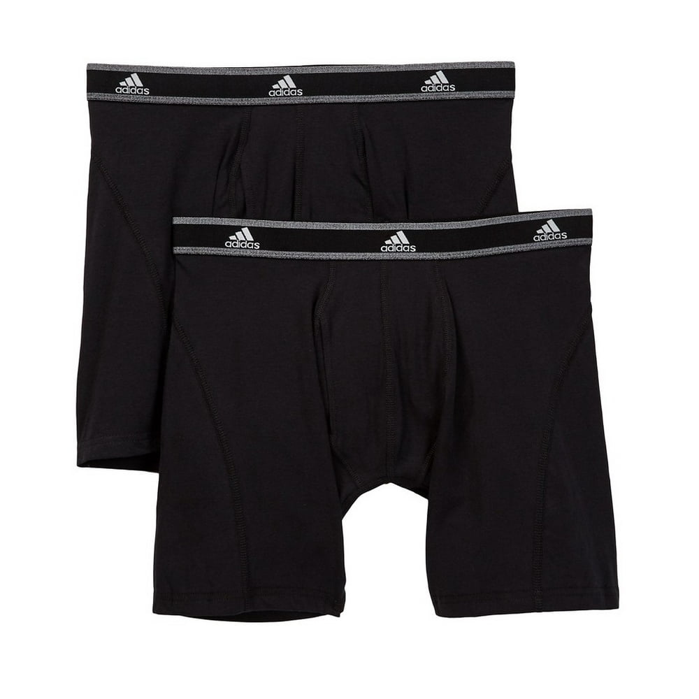 Adidas - adidas relaxed performance stretch cotton 2-pack boxer brief ...