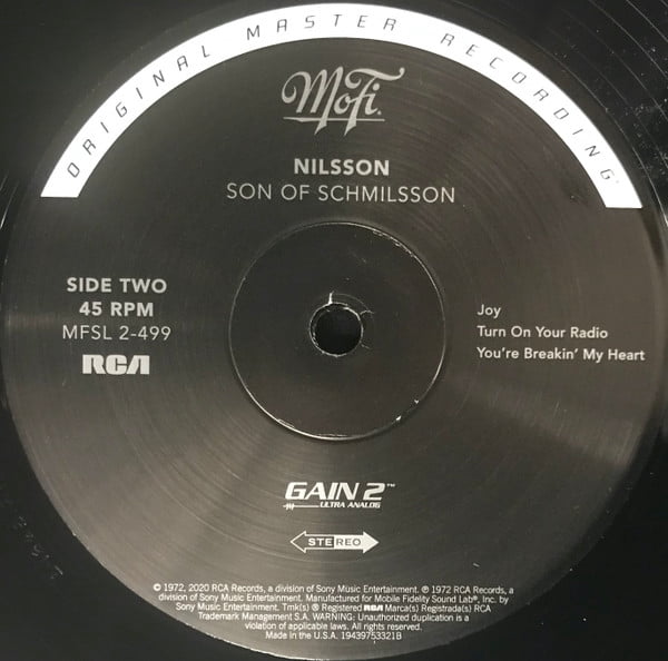Harry Nilsson - Son Of Schmilsson - Music & Performance - Vinyl