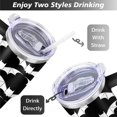 thumbnail image 5 of 40 OZ Happy Halloween Cup with Handle Double Wall Vacuum Insulation Water Bottle Gift for Birthday Christmas Halloween, 5 of 7