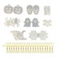 thumbnail image 1 of Un juego de pendientes de Halloween molde de resina epoxi molde de goteo de orejas molde de silicona DIY artesanía collar de joyería herramienta de fundición 8 Juegos, 1 of 5