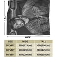 thumbnail image 3 of Jensen Ackles Blanket 3D Print Plush Lamb Blanket Bedding Decor for Living Room Bedroom Dorm Decor 50x40 inch, 3 of 8