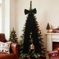 thumbnail image 5 of Extra Large Christmas Tree Topper Bow 71" Christmas Black Ribbon Bow Giant Xmas Wreath Bows Decorations for Tree Topper Door Home Wall Party Holiday Birthday Wedding Decor, 5 of 6