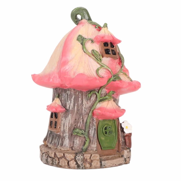 Gnome Fairy House, Garden Gnomes House Figurine Resin Waterproof Durable For Lawn