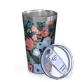thumbnail image 2 of 16oz Tumblers Pioneer Flower Floral Print Pattern Stainless Steel Vacuum Insulated Double Wall Travel Tumbler Cups Mug with Lid and Straw,Cleaning Brush for Coffee,Tea, 2 of 4