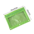 thumbnail image 4 of Pencil Pouch for 3 Ring Binder, Binder Pencil Pouch with Smooth Zipper, Clear Window Pencil Case for Binder, Zipper Pencil Pouches, Big Capacity 3 Ring Binder Pencil Bag,10 x 7in, 4 of 7