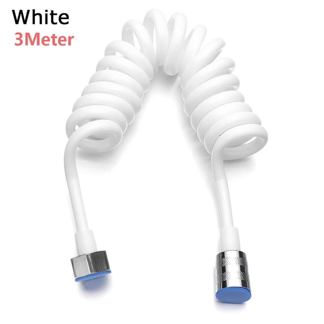 Anti-wrap Telephone Line Style Flexible Bath Sprayer Connect Pipe Toilet Bidet Water Plumbing Spring Shower Hose