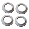 thumbnail image 4 of jifeng 4 Pieces E14 E12 Outer Rings Lamp Holder Bulb Holder Lamp Shade Collar Rings white, 4 of 9