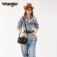 thumbnail image 6 of Wrangler Purse for Women Stylish Shoulder Bag Handbag Crossbody Bag Trendy Western Design Durable Leather, Black, 6 of 7