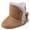 Brown, variant on QUOTAY Girls Prewalker Shoes Baby Winter Warm Boys Boots Toddler Non Baby Shoes Fuzzy Slippers For Blue，0-3 Months