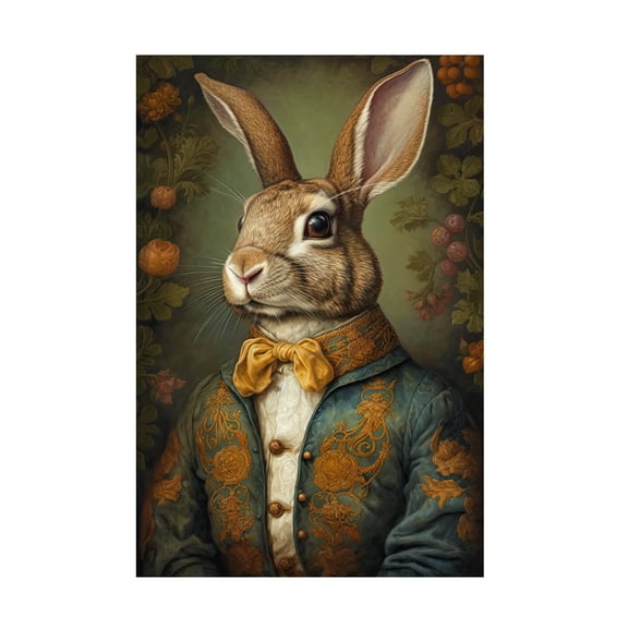 Treechild 'Mr Bunny' Canvas Art