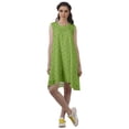 thumbnail image 2 of Moomaya Sleeveless T-Shirt Dress Scoop Neck Knee Length Loose Casual Swing Dress, 2 of 6