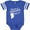 Football Blue and White, variant on Inktastic Someone in Indiana Loves Me Boys or Girls Baby Bodysuit