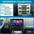 thumbnail image 2 of Torovo Car Radio Ford Escape/Mazda Tribute/Mercury Mariner Android Stereo, 2 of 7