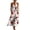 Multicolor H, variant on WRKEKC Floral Dress for Women Print V Neck Sleeveless Loose Silhouette Midi Easy Care Stretch Chic