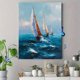 thumbnail image 4 of Qisvanset Curious Little Girl Canvas Print 12x16 Inch Nursery Art, 4 of 8