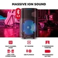 thumbnail image 2 of Ion Audio Trouper 300 - Battery Powered Portable Bluetooth Speaker with Rechargeable Battery, Multi-Channel Mixer and Lights, 2 of 5