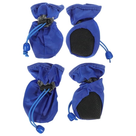 Raindrops 4 Pcs Dog Shoes Boots for Small Dogs Large Puppy Paw Protector